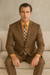 Renaissance Collection - Regular Fit 3 Piece Suit Chestnut