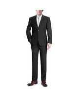 Renoir Suits - Renoir Fashion Verno Adessi Men's Black Slim Fit 2-Piece Suit