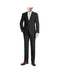 Renoir Suits - Renoir Fashion Verno Adessi Men's Black  Slim Fit 2-Piece Suit