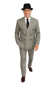 Harlem Nights Movie Clothing Outfit - 1920s Costume Party Mens Suits + Hat Shirt and Tie - Image 7