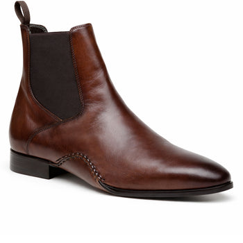 Belvedere Rocco - Antique Cognac Alligator Dress Shoe