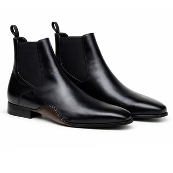 Belvedere Rocco Black Genuine Crocodile Leather Loafer