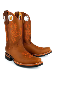 Mens King Exotic Boots Cowboy Style By Los Altos Boots Botas For Sale Rodeo Style Rage Finish Leather Cognac Dress Cowboy Boot Cheap Priced For Sale Online