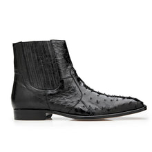 Belvedere Roger Ostrich Quill Dress Boot – Black