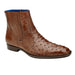 Belvedere Roger Ostrich Quill Dress Boot – Brown