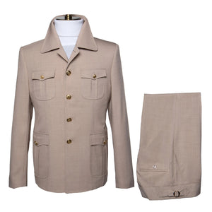 Rossi Man Duke Tan Casual Two Piece Suit