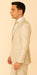 Rossi Man LEO RM1642 – Off-White Shimmer Slim Fit 3-Piece Suit for Men