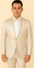 Rossi Man LEO RM1642 – Off-White Shimmer Slim Fit 3-Piece Suit for Men