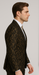 Rossi Man LEO RM1901 – Gold & Black Designer Tuxedo for Men | Slim Fit