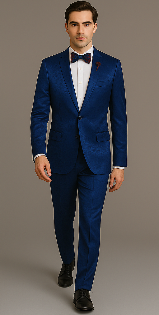 Rossi Man Leo Suit RM1906 – Modern Slim Fit 2-Piece Suit for Men | Stylish Formal Wear