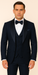 Rossi Man RM1252 – Men's 3-Piece Smoking Style Tuxedo for Elegant Evenings