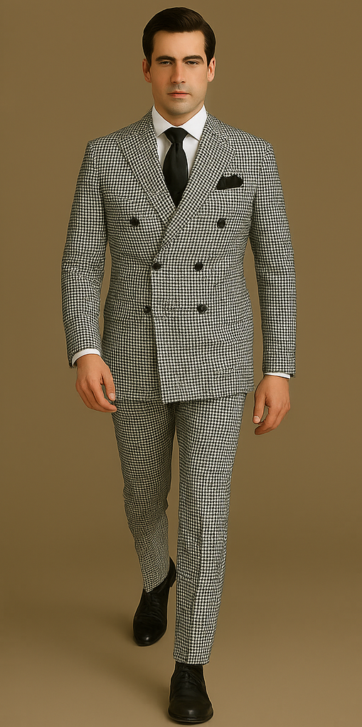 Rossi Man Milano RM1588 – Men's Modern 3-Piece Slim Fit Suit | Stylish Formal Outfit