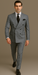 Rossi Man Milano RM1726 – Men's Modern Fit 3-Piece Suit | Stylish Formal
