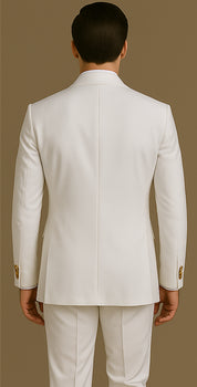 Rossi Man Milano RM1770 – Men's Modern Slim Fit 3-Piece Suit | Formal