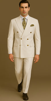 Rossi Man Milano RM1770 – Men's Modern Slim Fit 3-Piece Suit | Formal