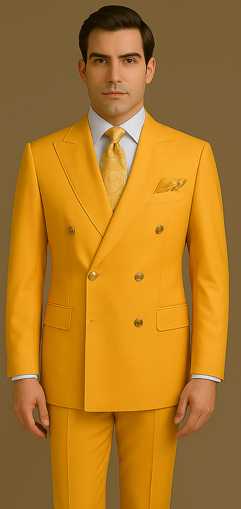 Rossi Man Milano RM1772 – Men's Tailored 3-Piece Suit | Modern Formal Wear Set Modern Fit