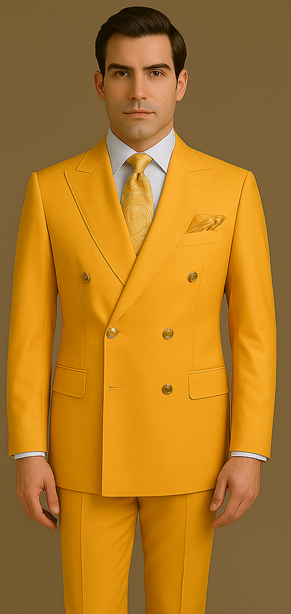 Rossi Man Milano RM1772 – Men's Tailored 3-Piece Suit | Modern Formal Wear Set Modern Fit