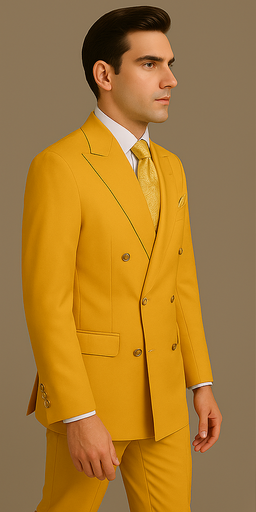 Rossi Man Milano RM1772 – Men's Tailored 3-Piece Suit | Modern Formal Wear Set Modern Fit