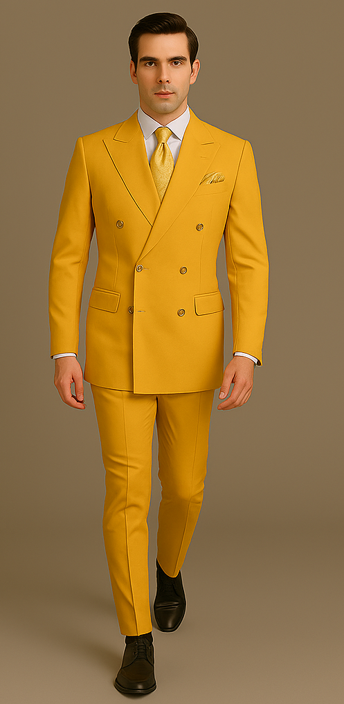 Rossi Man Milano RM1772 – Men's Tailored 3-Piece Suit | Modern Formal Wear Set Modern Fit