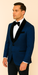 Rossi Man RM1483 – Slim Fit Smoking Style 3-Piece Tuxedo for Men