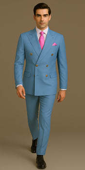Rossi Man RM1771 – Sophisticated Milano Slim Fit Suit for Men | Premium Formal