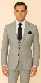 Rossi Man RM1851 Tom – Men's Slim Fit Suit for Modern Elegance