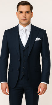 Rossi Man Sam Collection RM2302 – Elegant Men's Suit for Formal