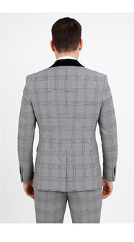 Rossi Man RM1295 – Classic 3-Piece Smoking Tuxedo for Men