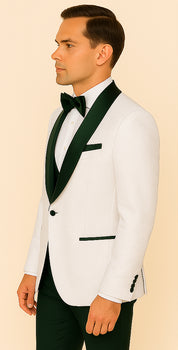 Rossi Man RM1482 – Men's 3-Piece Tuxedo from the Smoking S Collection