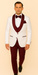 Rossi Man RM1480 – Men's 3-Piece Smoking Style Tuxedo Suit for Formal