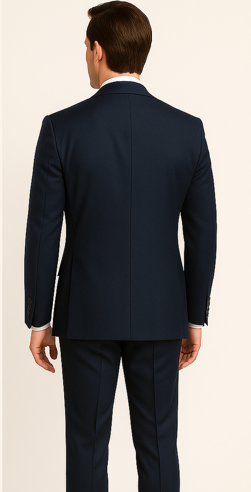 Rossiman Men's Blue Slim Fit Suit – Modern Tailored Formalwear