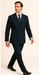 Rossiman Men's Blue Slim Fit Suit – Modern Tailored Formalwear