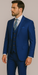Rossiman Men’s Royal Blue Slim Fit Suit – Sophisticated Double-Breasted Design