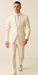 Rossiman Men’s Royal Blue Glossy Sateen Suit – Bold & Refined Look