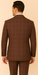 Rossiman Plaid Suit – Gray & Lavender Textured Windowpane Double-Breasted Suit
