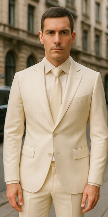 Rossiman White Sateen Suit for Men – High-Shine Formal Elegance
