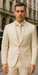 Rossiman White Sateen Suit for Men – High-Shine Formal Elegance