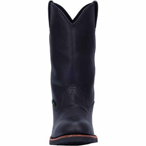 Dan Post Mens Albuquerque 12 Round Toe Black Leather Cowboy Boot