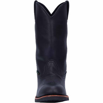 Dan Post Mens Albuquerque 12 Round Toe Black Leather Cowboy Boot - Image 2