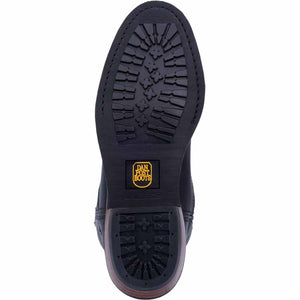 Dan Post Mens Albuquerque 12 Round Toe Black Leather Cowboy Boot