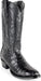 Original Black Caiman (Gator) Belly Skin Round Toe Boot