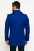 Mens Royal Blue Double-Breasted Wool Peacoat – Alberto Nardoni Collection
