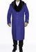 Mens Overcoat Royal Blue Dress Coat on Sale