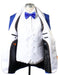 Blue Prom Suit For Men - Blue Homecoming Tuxedo -Vest Royal And White