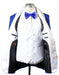 Blue Prom Suit For Men - Blue Homecoming Tuxedo -Vest Royal And White