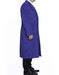 Full Length Royal Blue Wool Dress Ankle length Top Coat/Overcoat