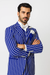 Pinstripe Zoot Suit - Royal Blue and White Pinstripe Gangster Suit - 1920s Suits