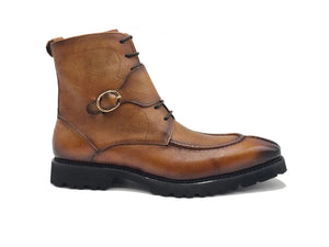 Carrucci Rugged Split Toe Lace-up Boot