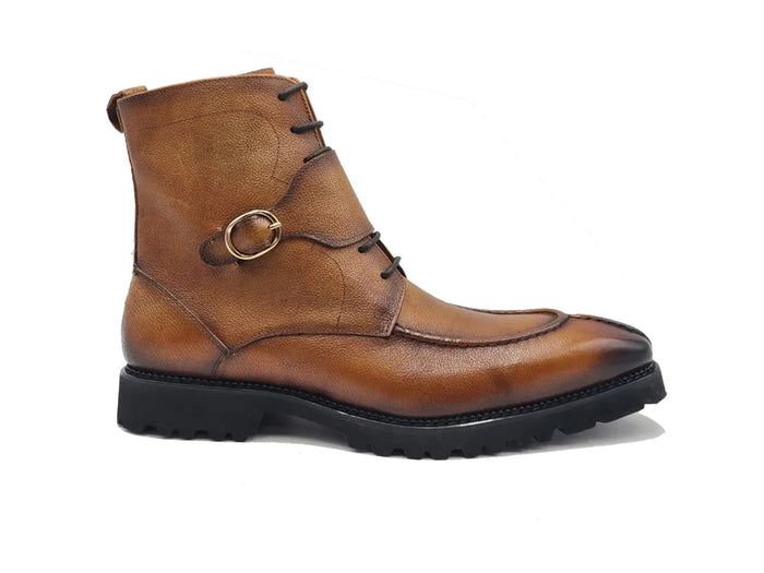 Carrucci Rugged Split Toe Lace-up Boot