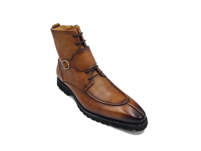 Carrucci Rugged Split Toe Lace-up Boot